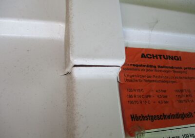 Dveře k přednímu kaslíku č. K2508 ke karavanu Hobby